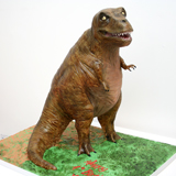 3D T-rex Cake